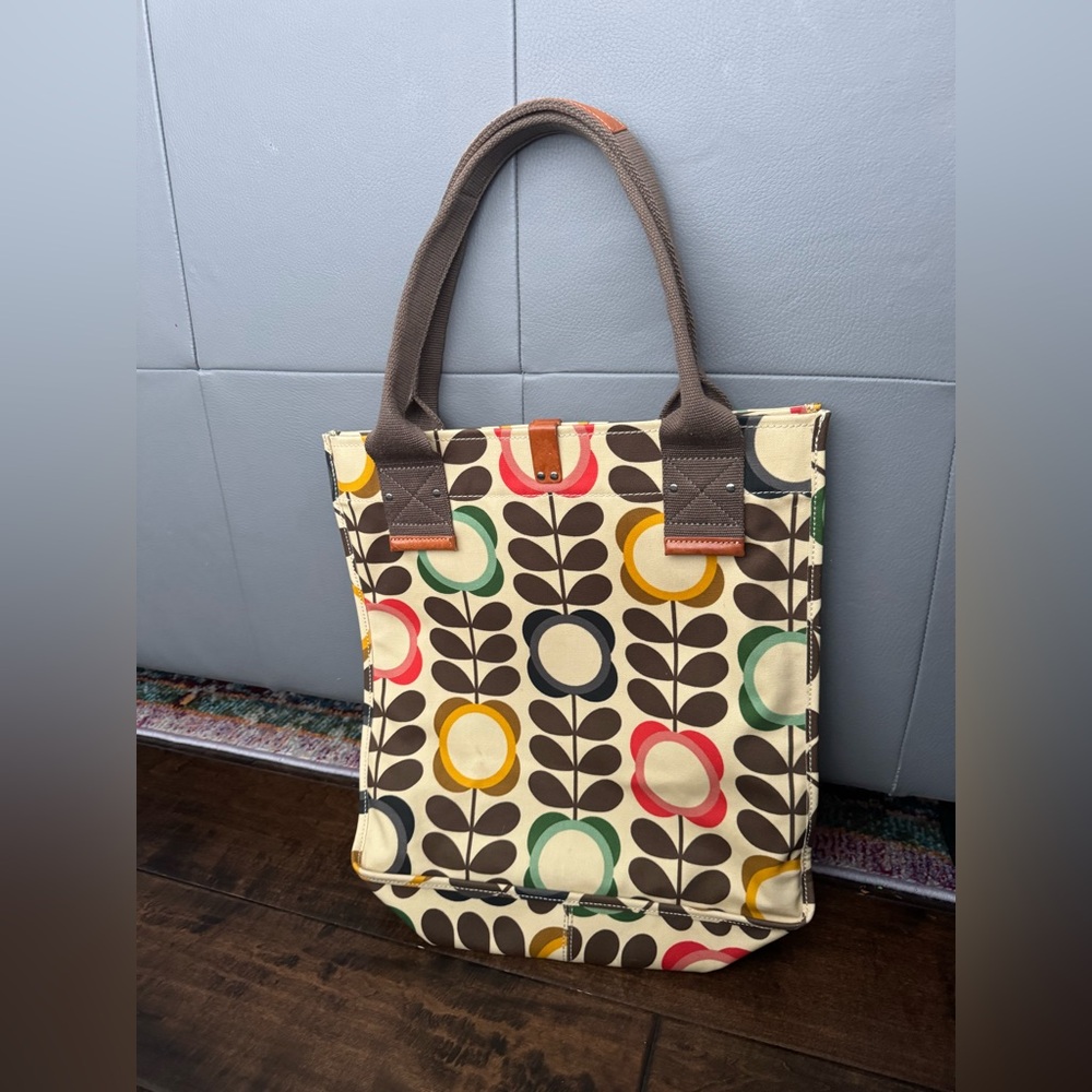 Orla Kiely Coated Canvas Large Tote Bag - Picture 2 of 5